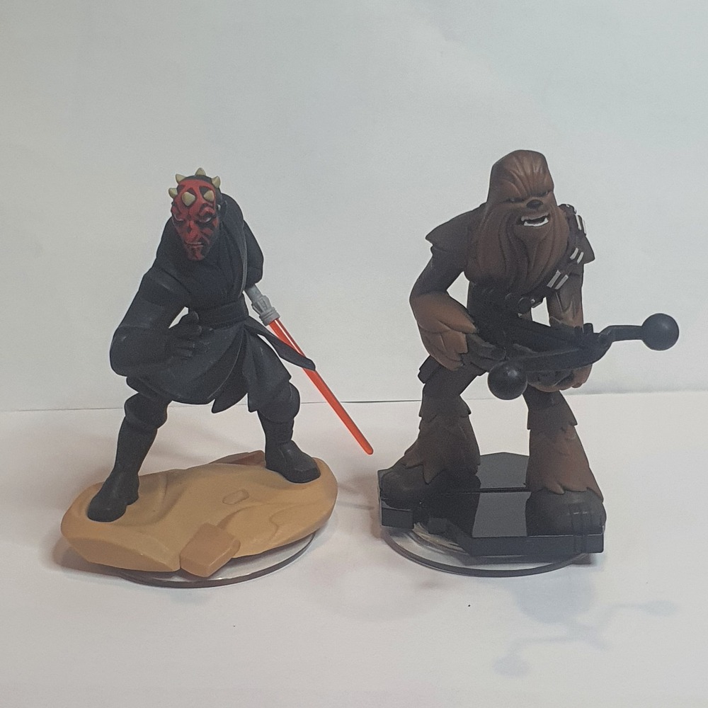 Disney Infinity 3.0 Star Wars Darth Maul Chewbacca Figures Lot INF-1000204